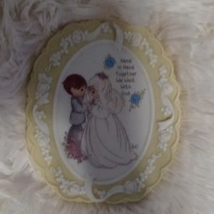 Precious Moment porcelain wall plate